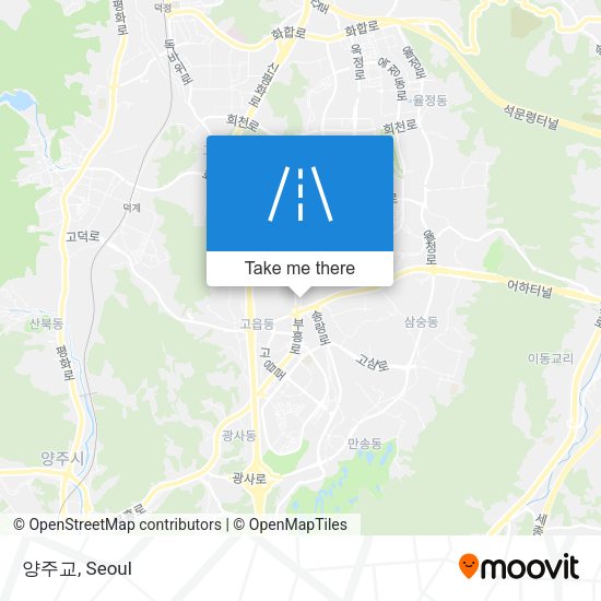 양주교 map