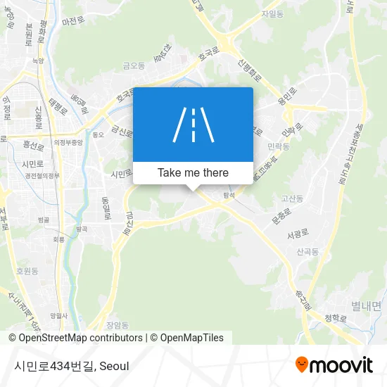 시민로434번길 map