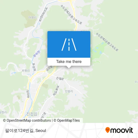 팔야로124번길 map