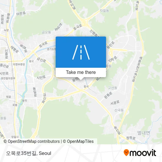 오목로35번길 map
