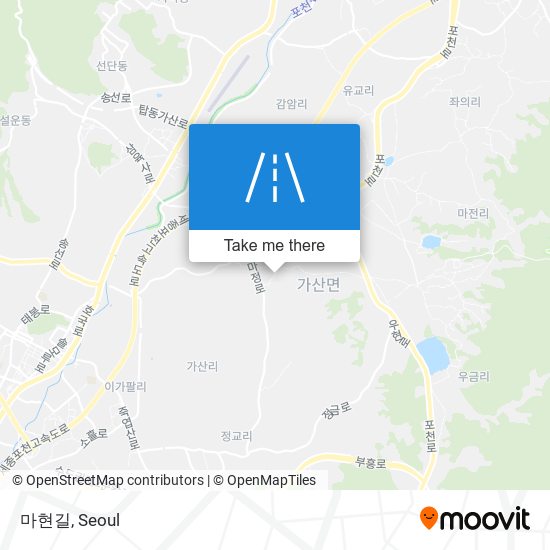 마현길 map