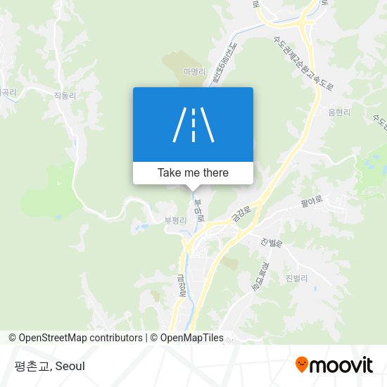 평촌교 map