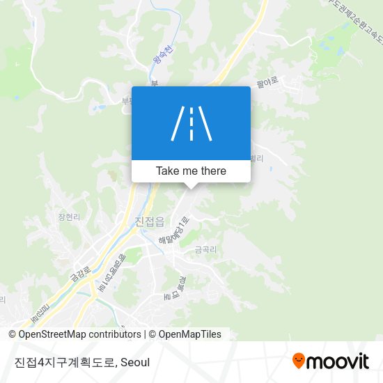 진접4지구계획도로 map