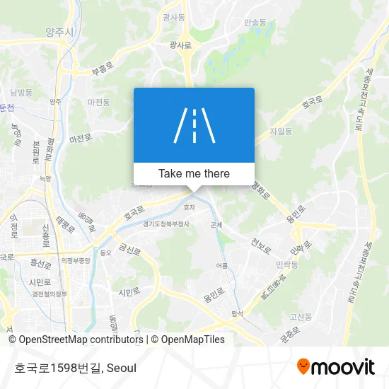 호국로1598번길 map