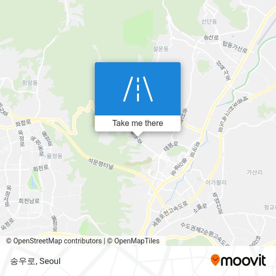 송우로 map