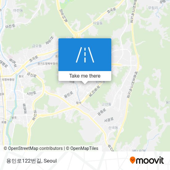 용민로122번길 map