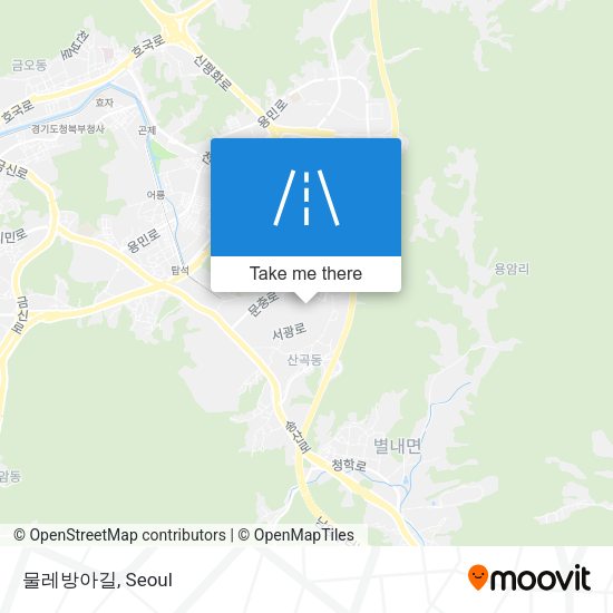 물레방아길 map