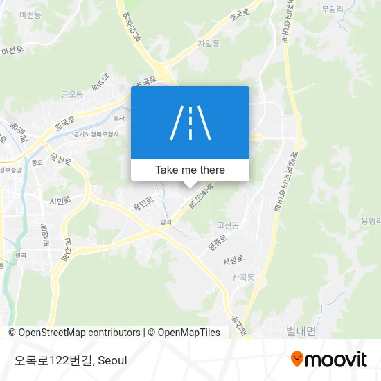오목로122번길 map