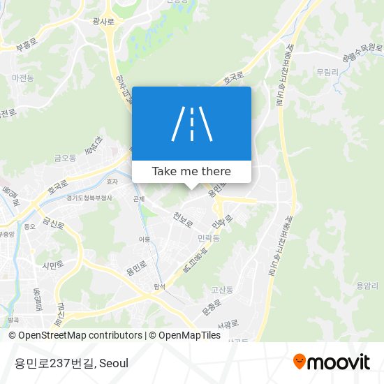 용민로237번길 map