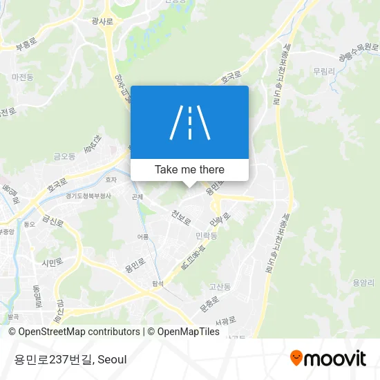 용민로237번길 map