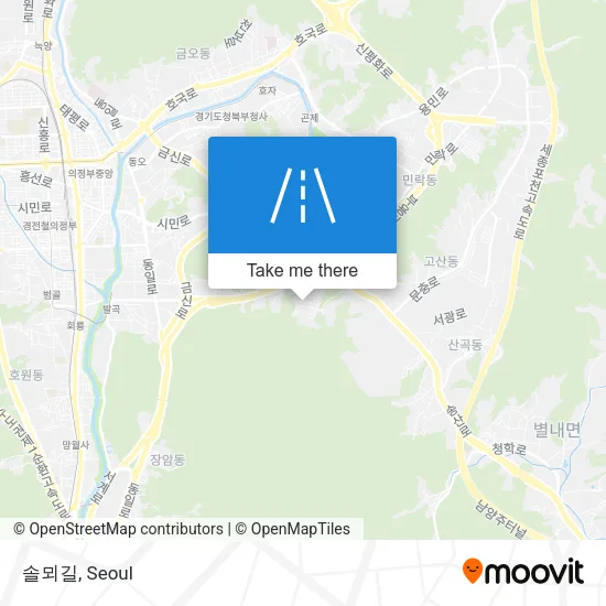 솔뫼길 map