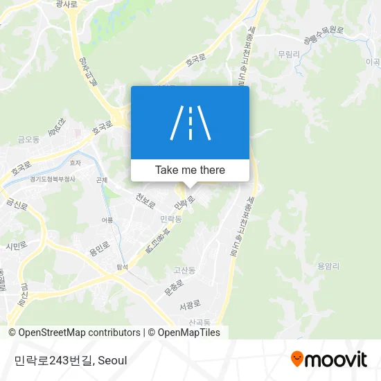 민락로243번길 map