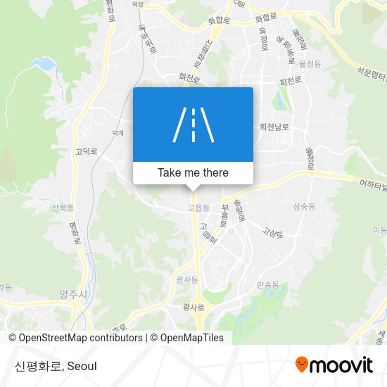 신평화로 map