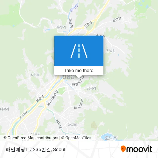 해밀예당1로235번길 map