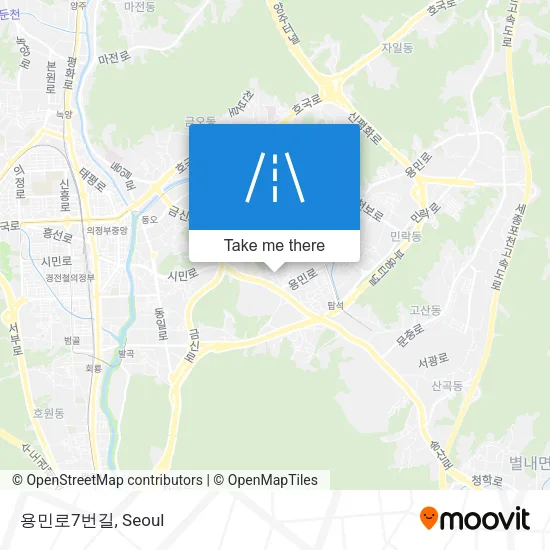 용민로7번길 map