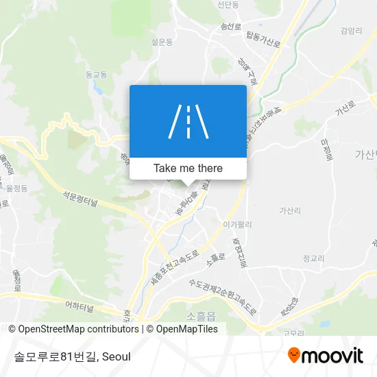 솔모루로81번길 map