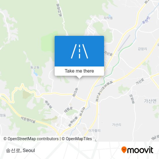 송선로 map