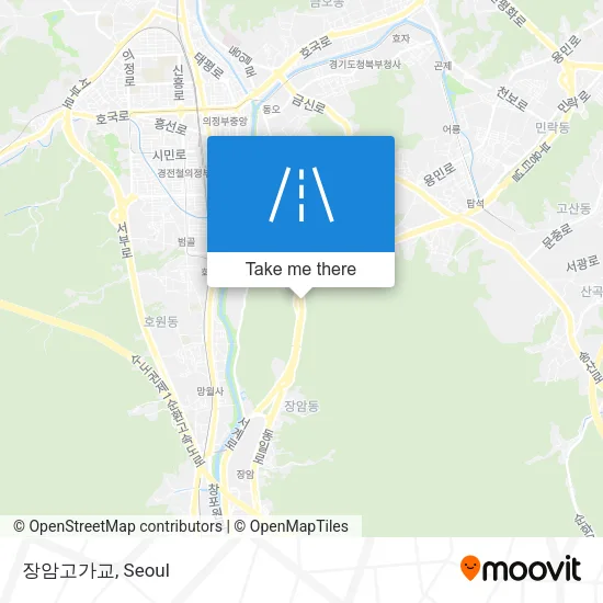장암고가교 map