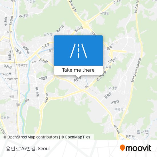 용민로26번길 map
