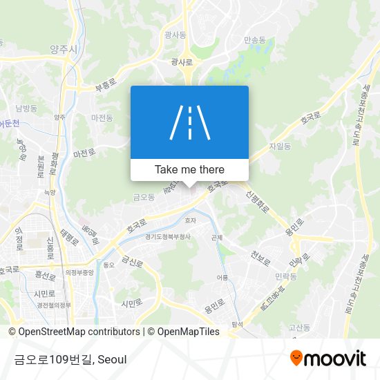 금오로109번길 map