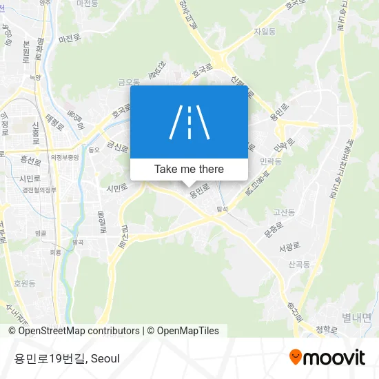 용민로19번길 map