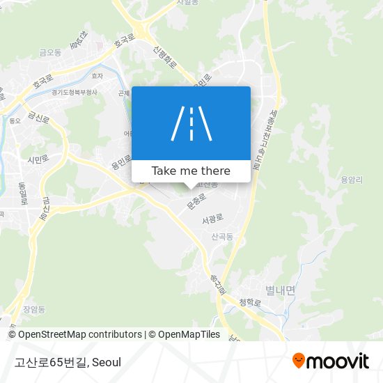 고산로65번길 map