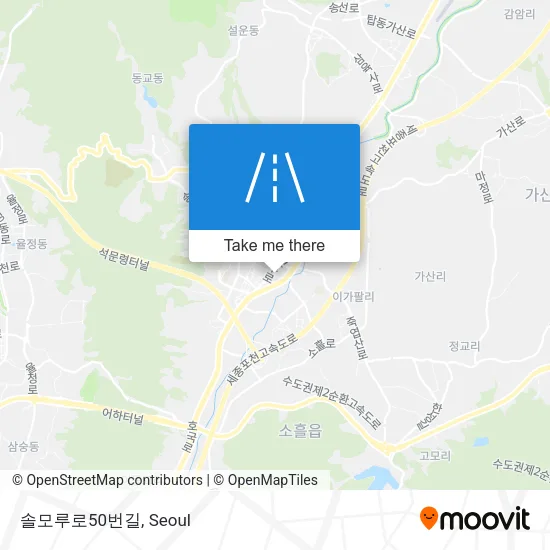 솔모루로50번길 map