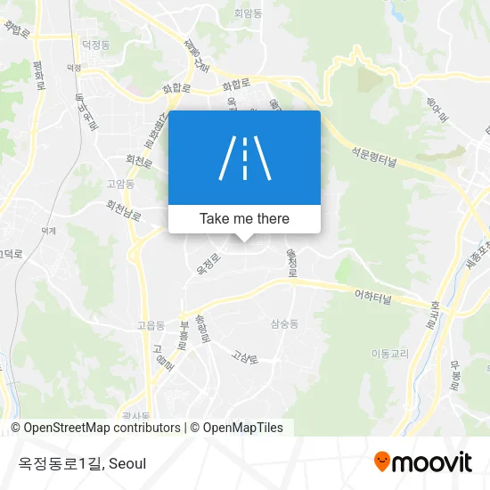 옥정동로1길 map