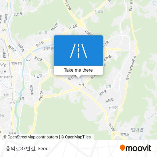 충의로37번길 map