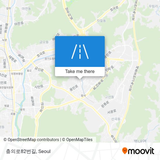 충의로82번길 map