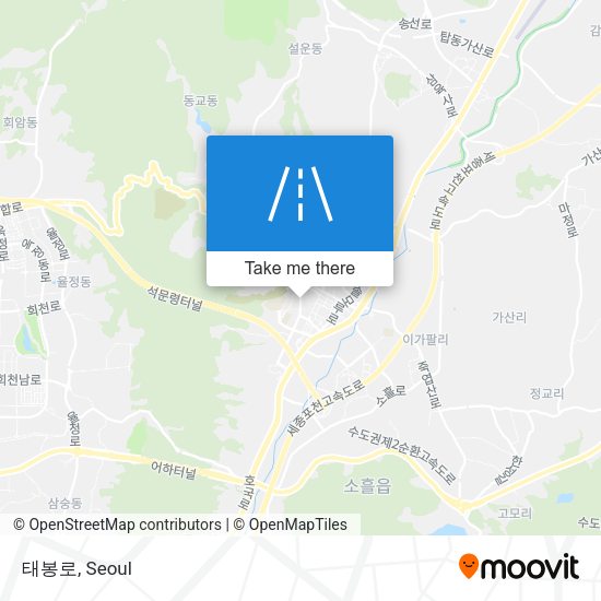 태봉로 map