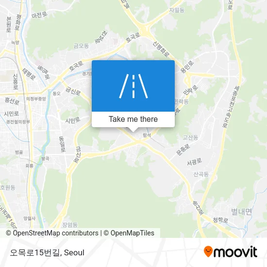 오목로15번길 map