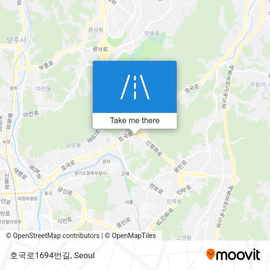 호국로1694번길 map
