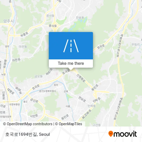 호국로1694번길 map