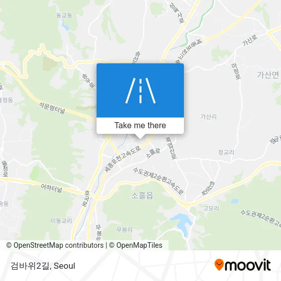 검바위2길 map