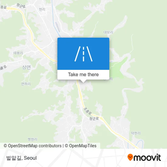 벌말길 map