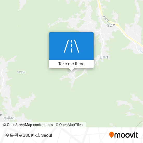 수목원로386번길 map