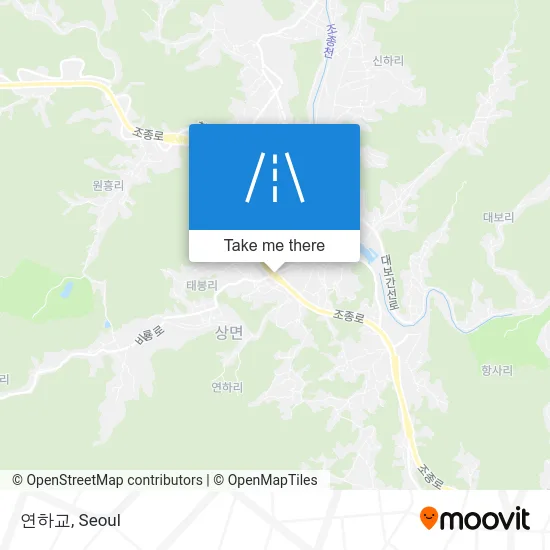 연하교 map