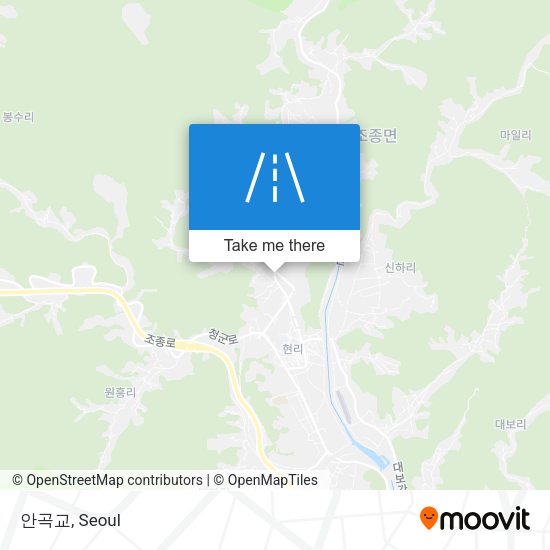 안곡교 map