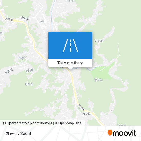 청군로 map