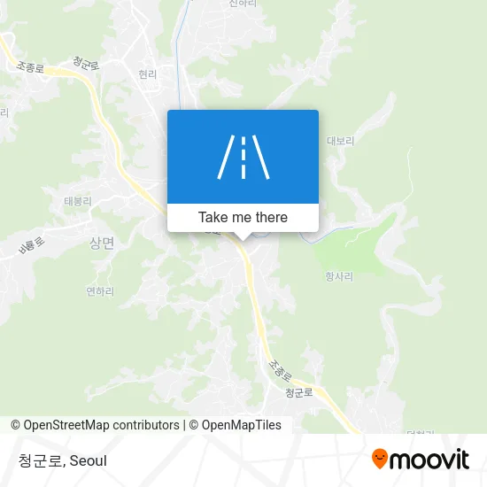 청군로 map