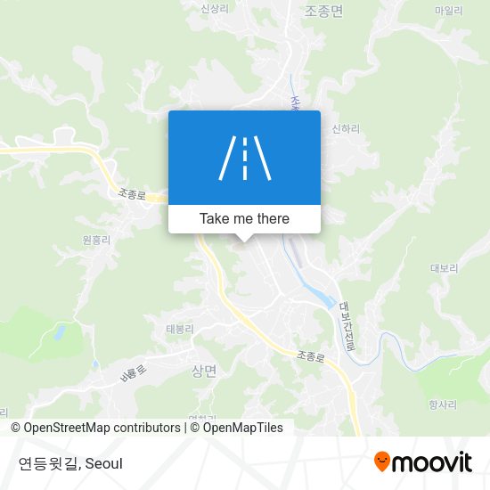 연등윗길 map