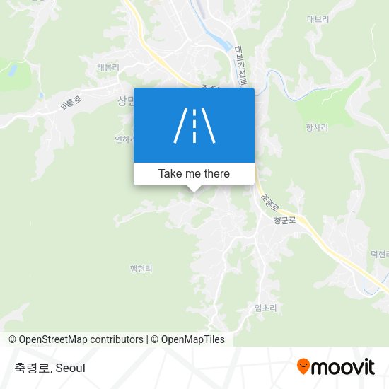 축령로 map