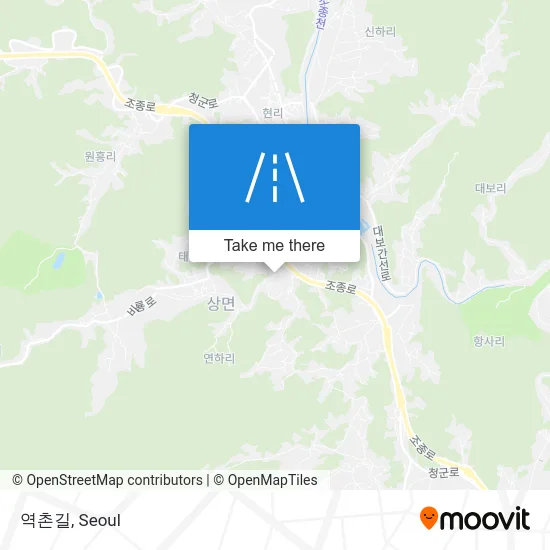 역촌길 map