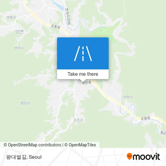 왕대벌길 map
