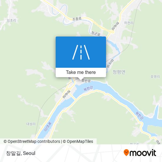 창말길 map