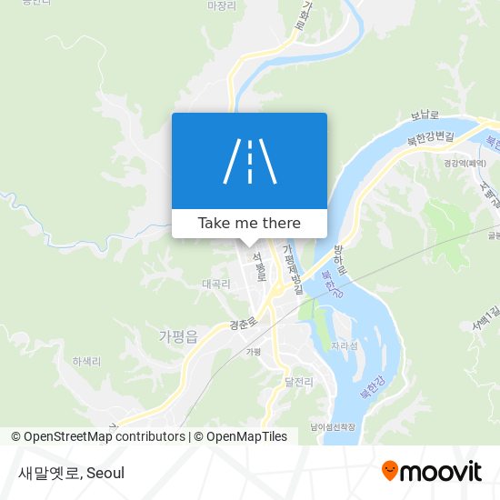 새말옛로 map