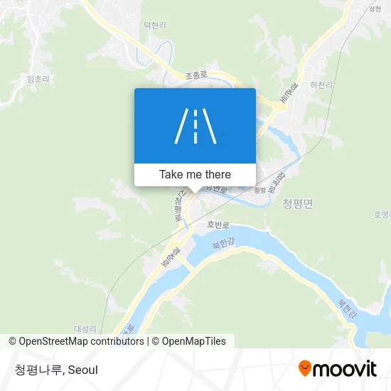 청평나루 map