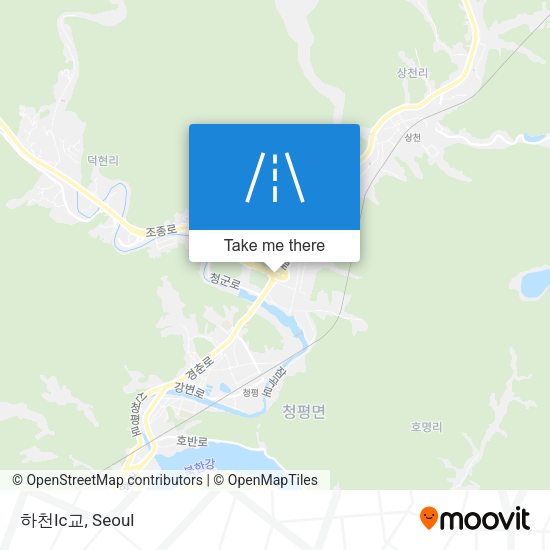 하천Ic교 map