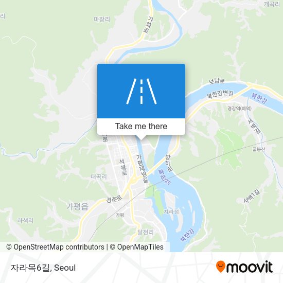 자라목6길 map
